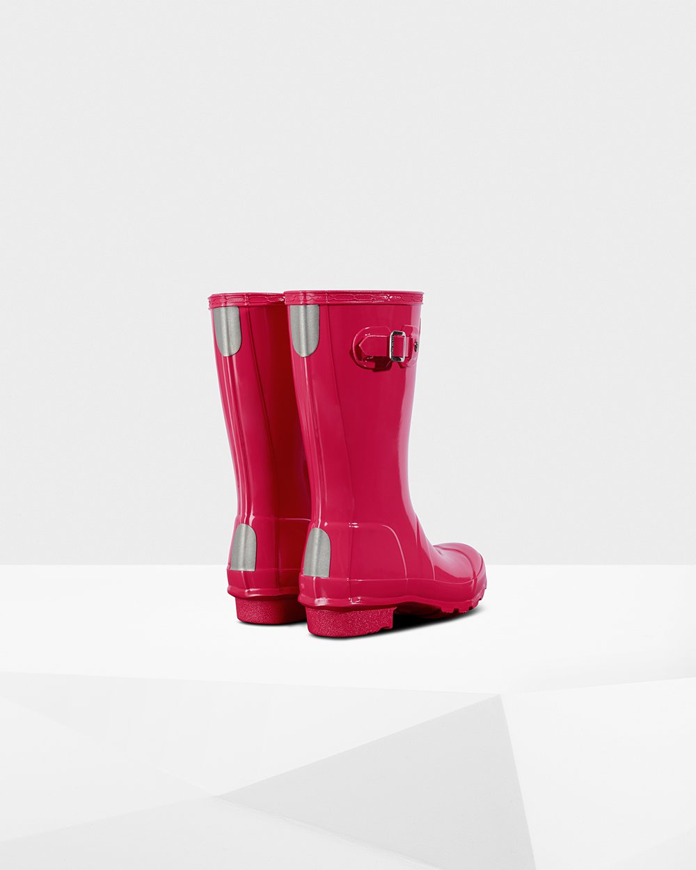 Hunter Original Big Gloss Rain Boots - On Sale Kids Pink - IXJZFR526